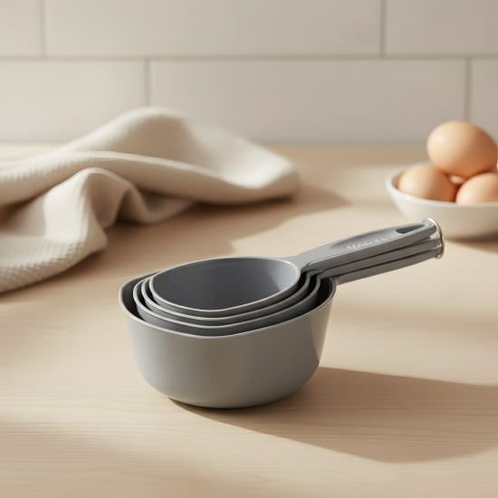 Plastic Measuring Cup Set - 4 Pcs